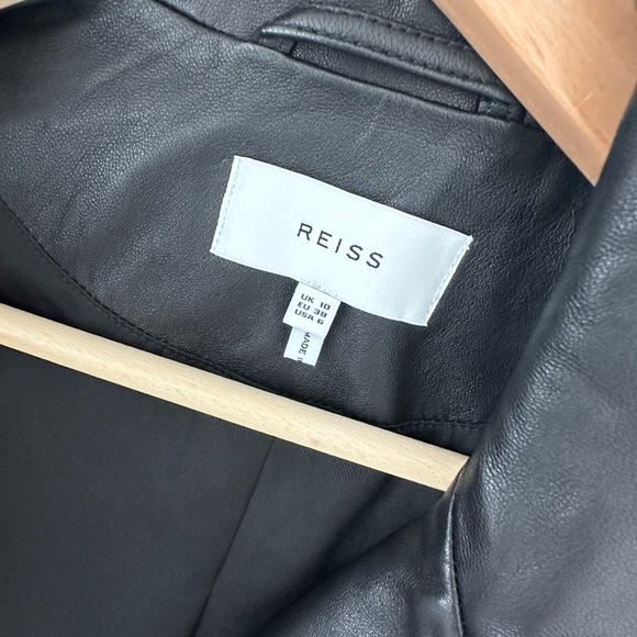 Reiss - never worn 
Inka Leather Biker Jacket - Picture 6 of 6